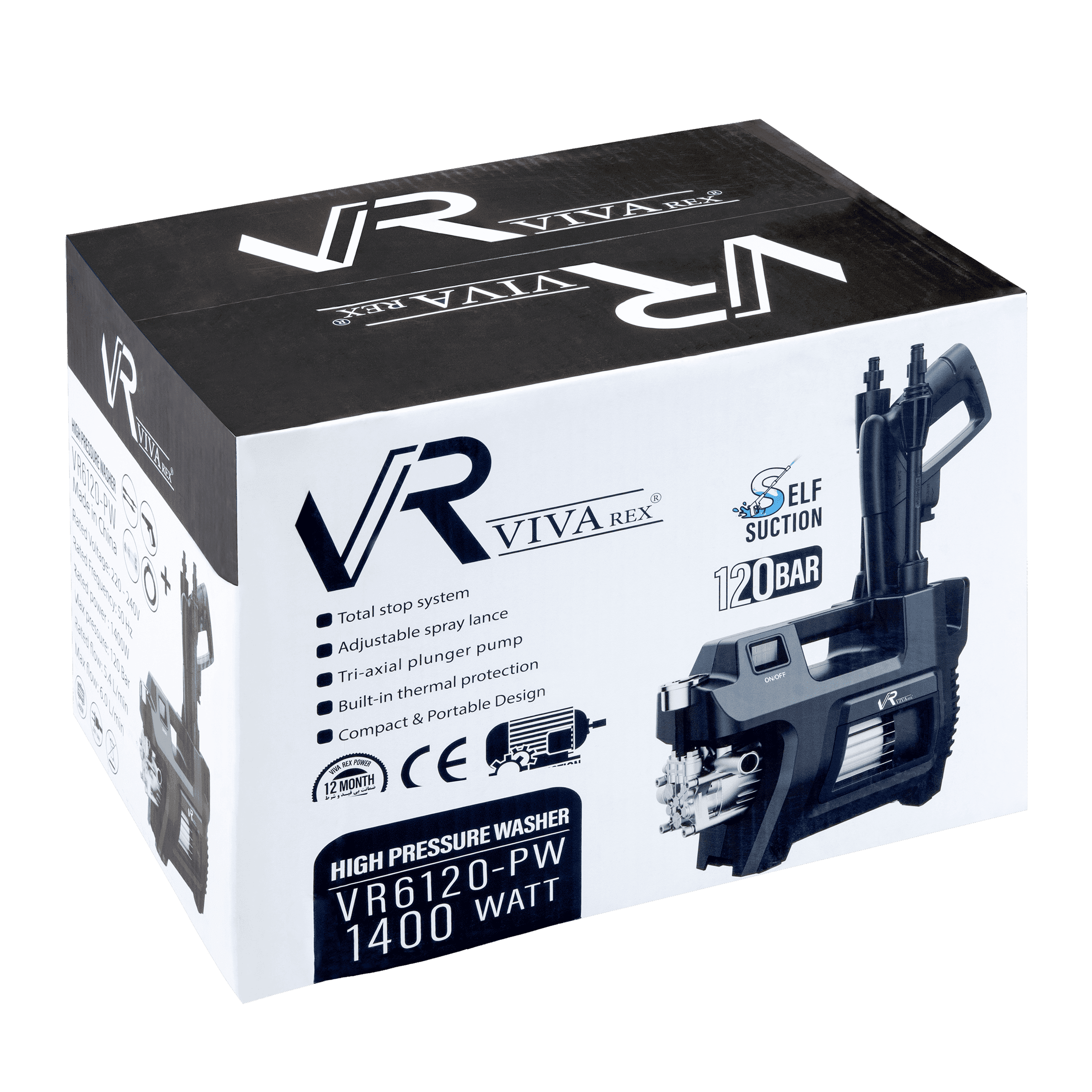 کارواش صنعتی  ویوارکس VR6120-PW