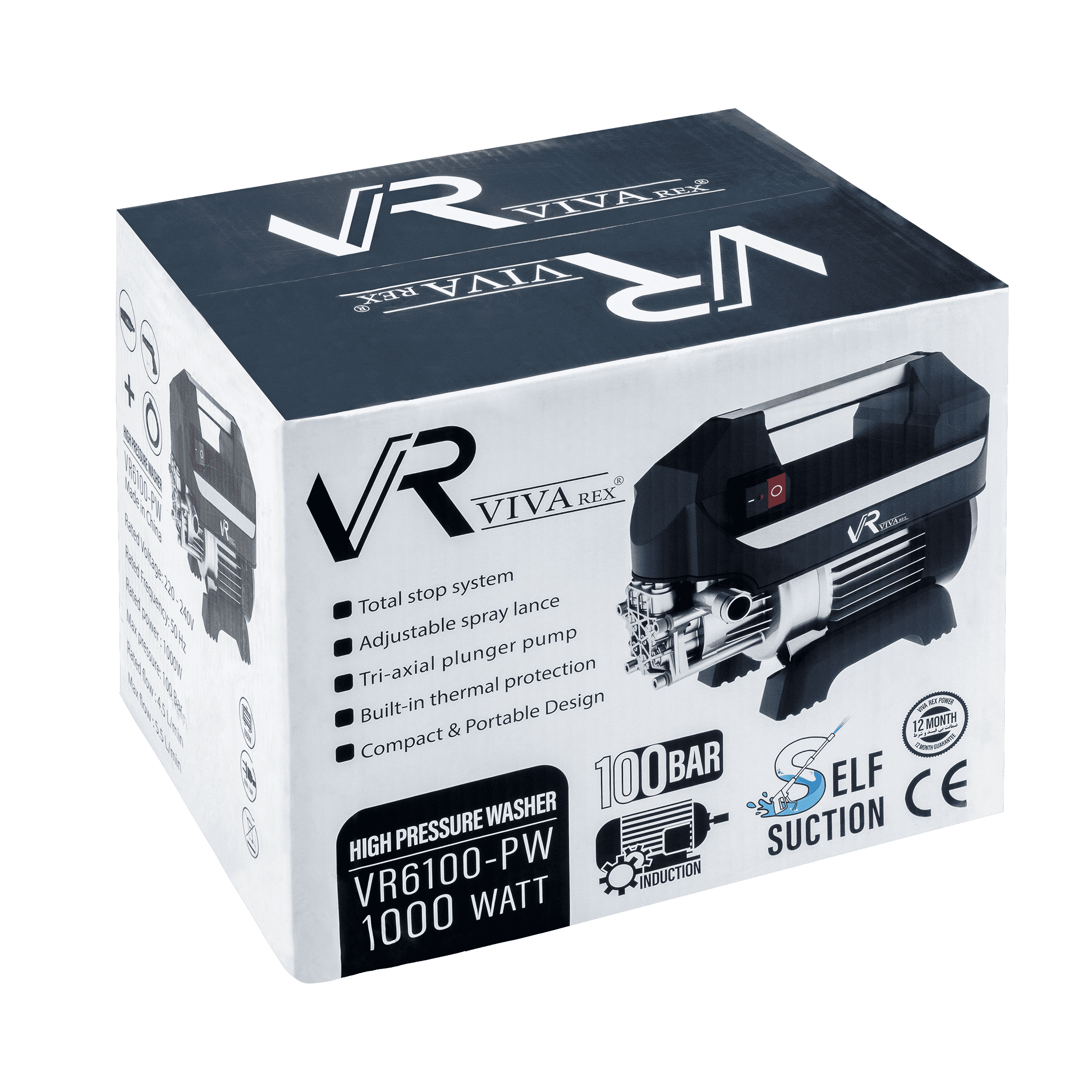 کارواش صنعتی  ویوارکس VR6100-PW