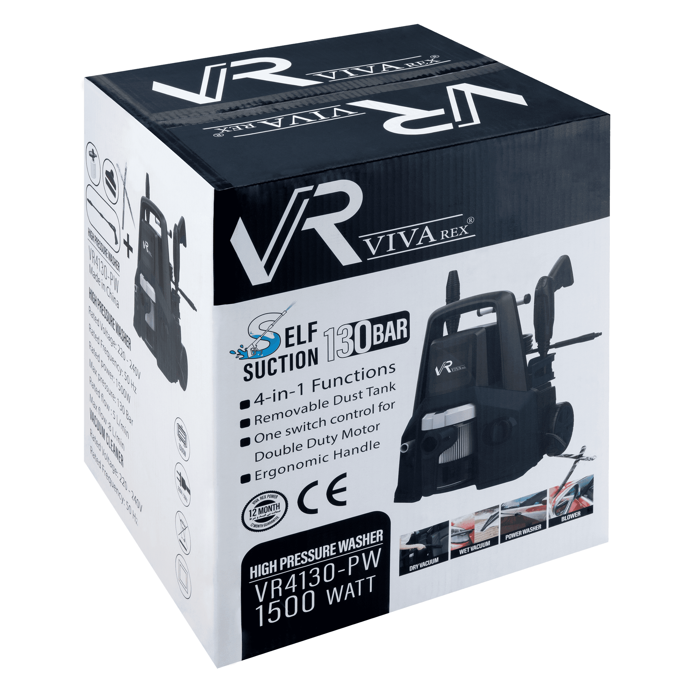 کارواش صنعتی 4 کاره ویوارکس VR4130-PW